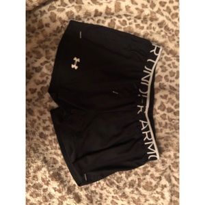 underarmor workout shorts.